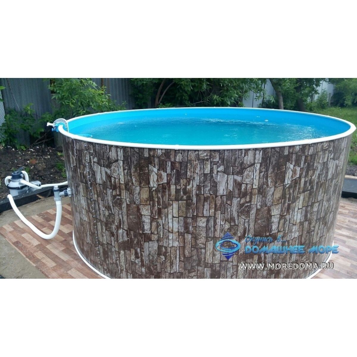 Пленка для бассейна 2,44×1,4 м внутренняя ПВХ голубая Larimar 5187776 Пленка для бассейна 2,44×1,4 м внутренняя ПВХ голубая Larimar 5187776